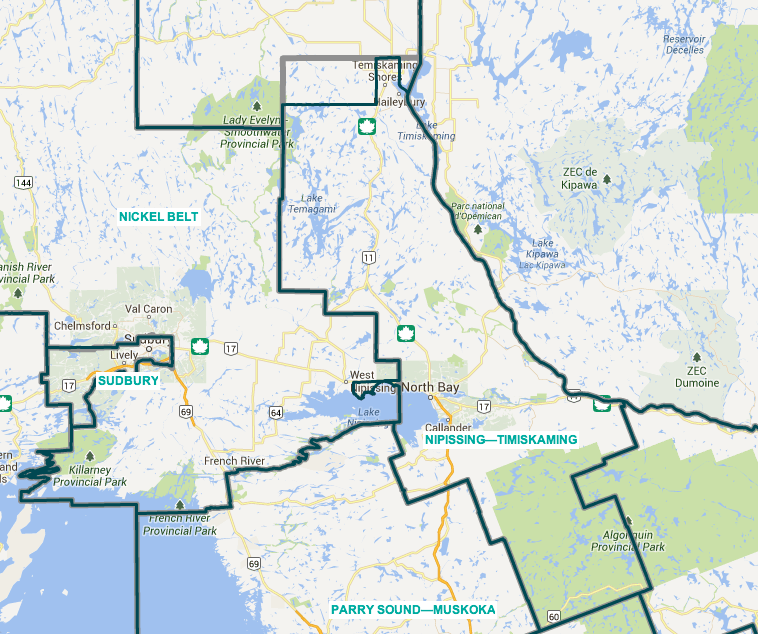 The epic, riding-swinging changes to Nipissing-Timiskaming. 